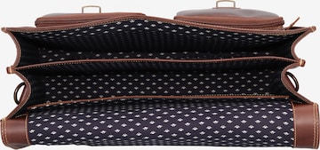 Borsa portadocumenti 'Nevada' di Buckle & Seam in marrone