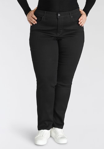 Levi's® Plus Regular Jeans in Schwarz: predná strana