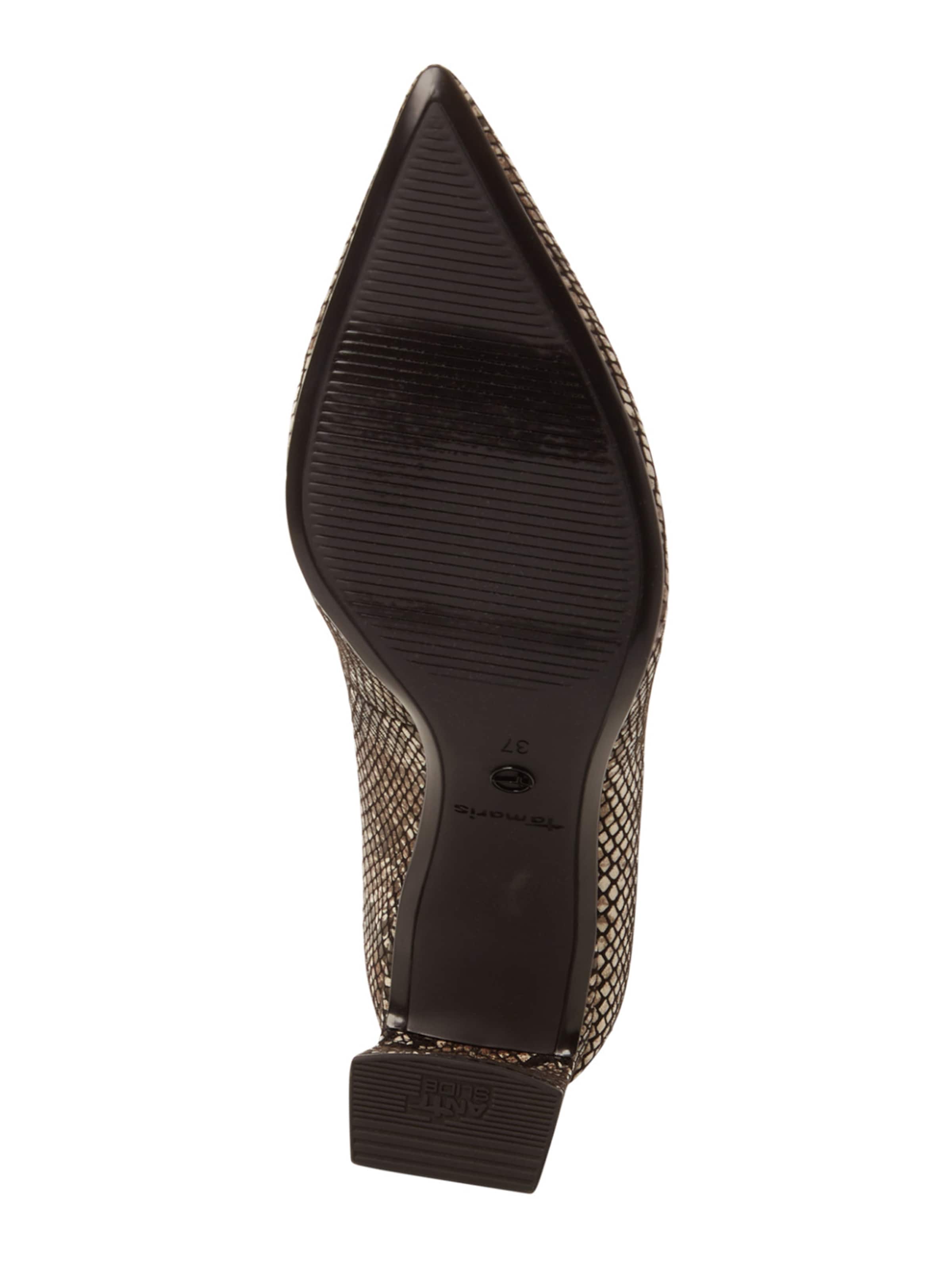 Tamaris Čevlji s peto | črna barva