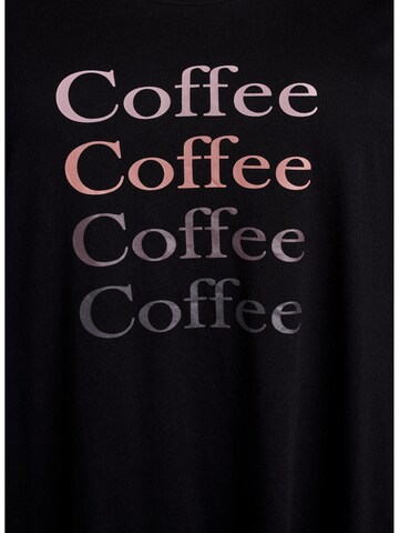Camicia da notte 'Mally' di Zizzi in nero