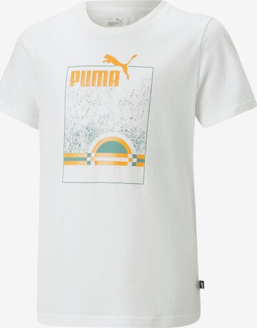 PUMA Performance Shirt in White: front