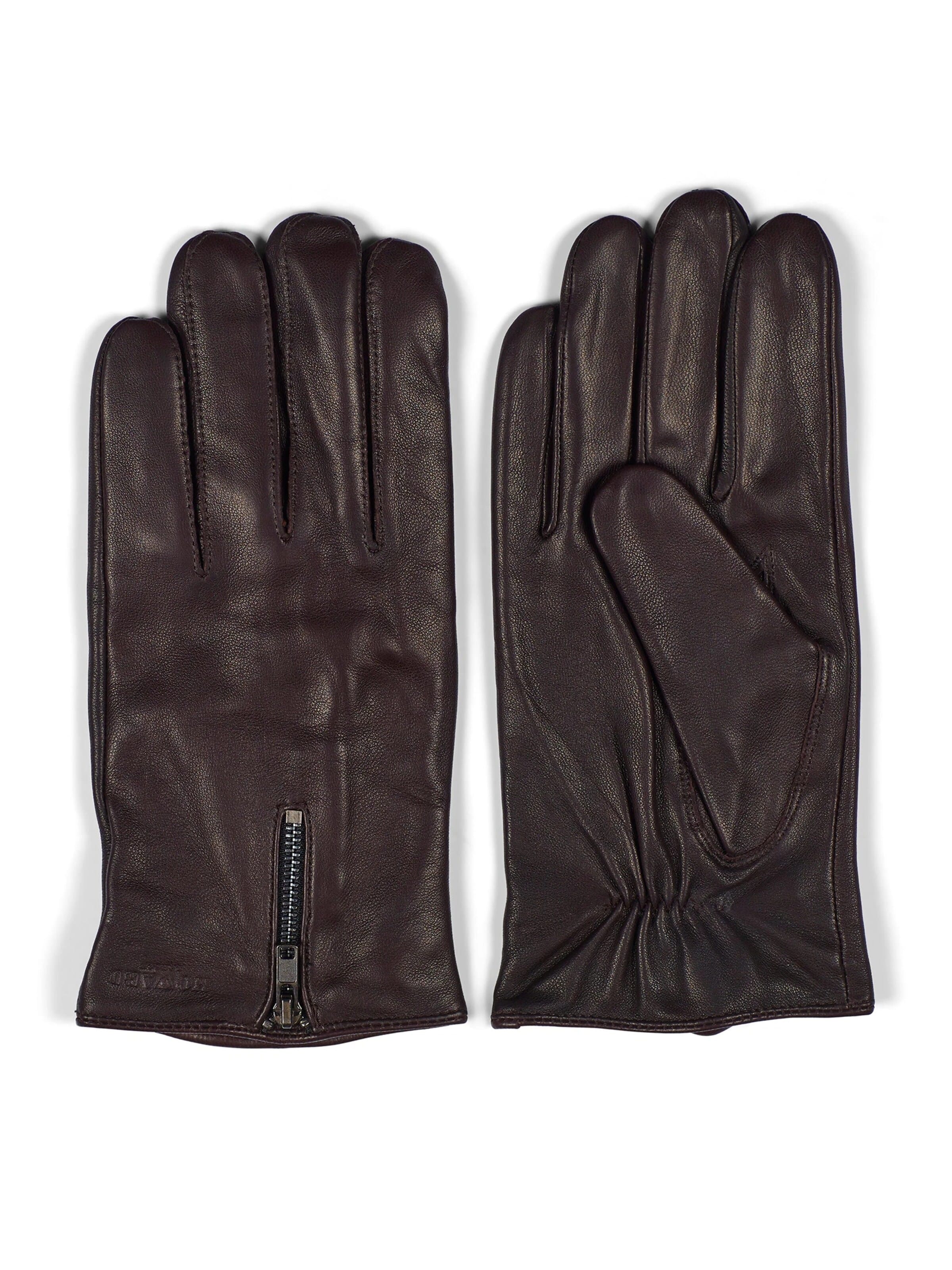 Howard London Fingerhandsker 'Barney' i brun: forside