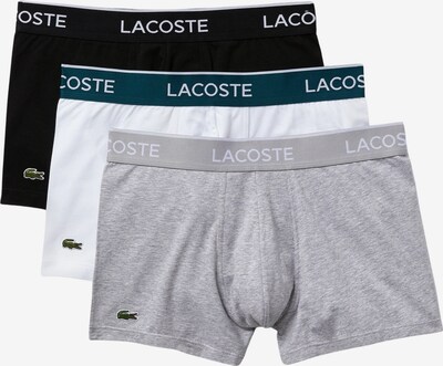 LACOSTE Boxer shorts 'Casualnoirs' in mottled grey / Petrol / Black / White, Item view
