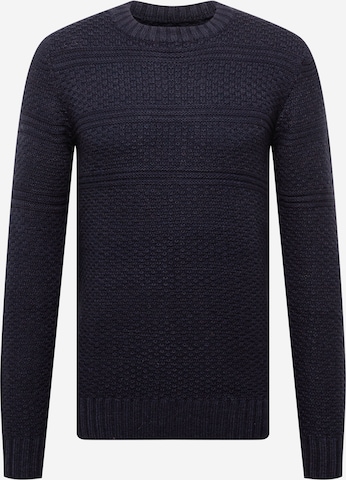 INDICODE JEANS Pullover 'Shores' i blå: forside