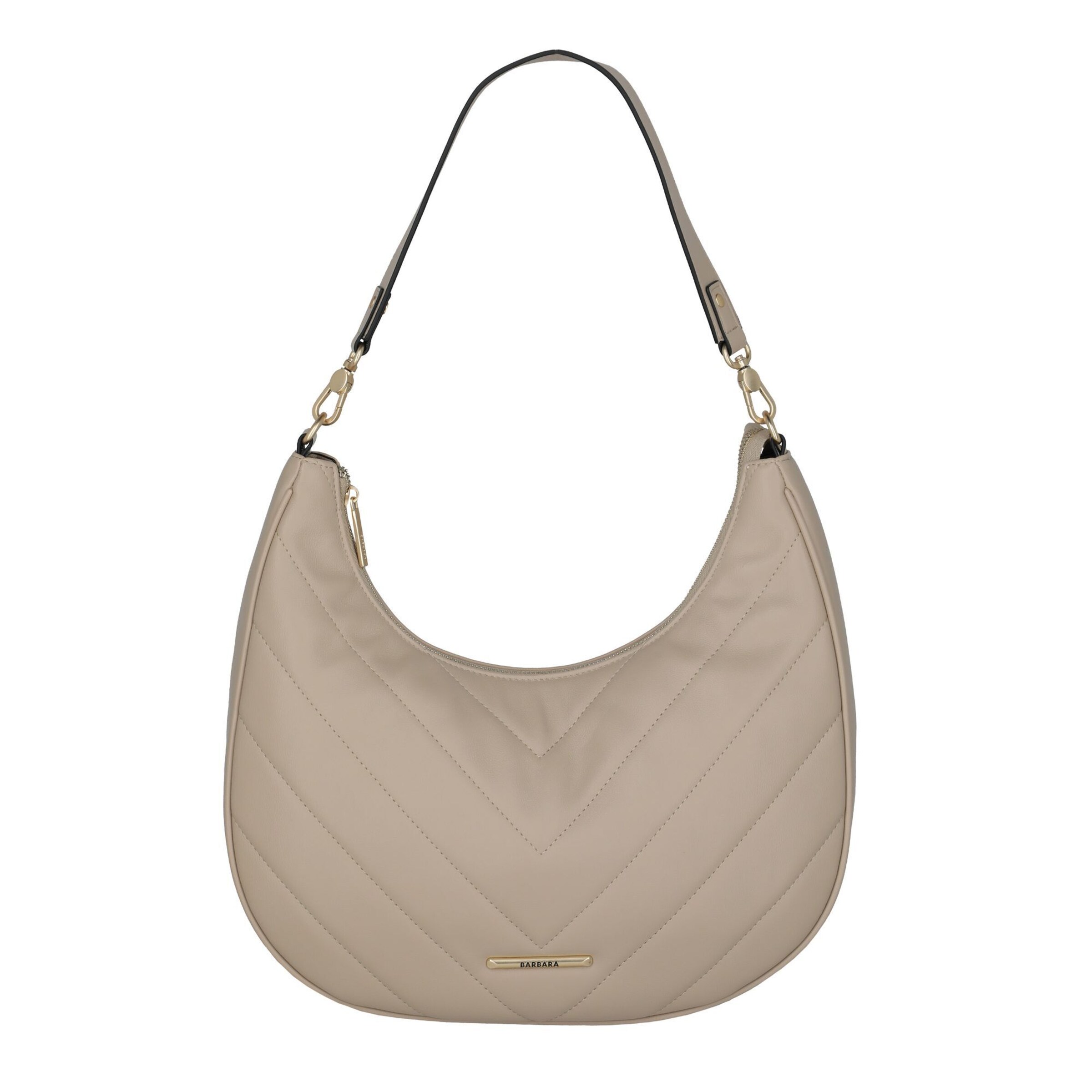 TRAVELITE Schultertasche 'Barbara Cozy' in Beige: Vorderseite