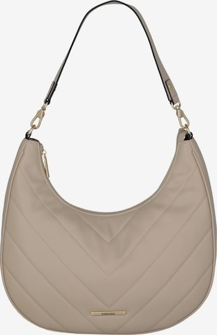 TRAVELITE Schultertasche 'Barbara Cozy' in Beige: Vorderseite