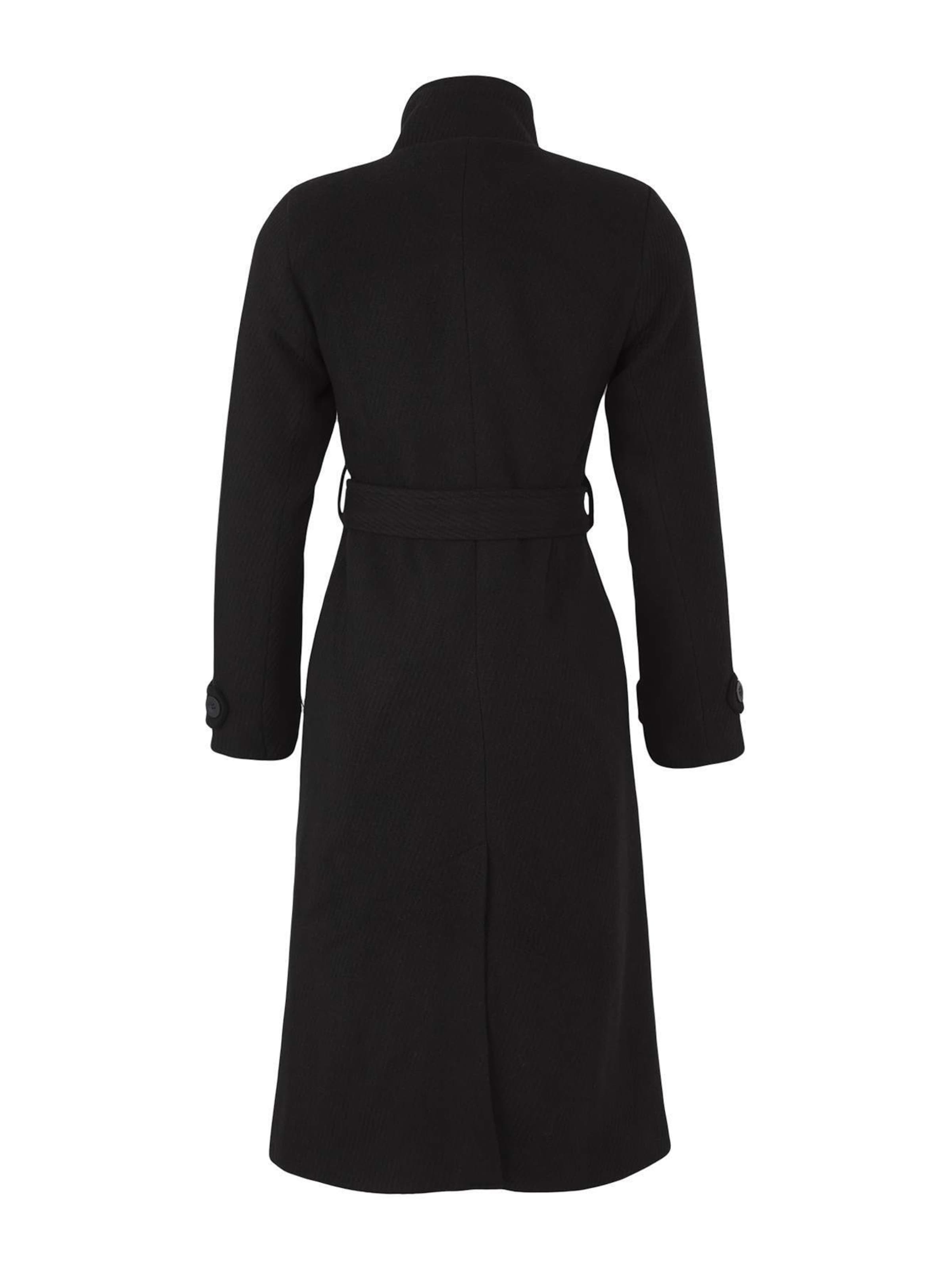 Trendyol Prechodný kabát - Čierna