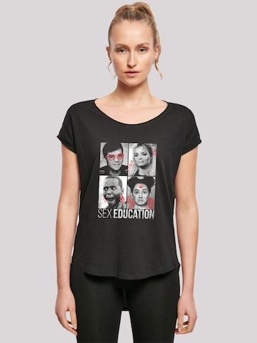 F4NT4STIC Shirt 'Sex Education Class Photos Netflix TV Series' in Black