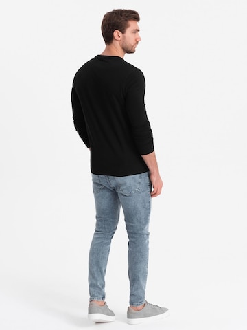 Ombre Shirt in Black
