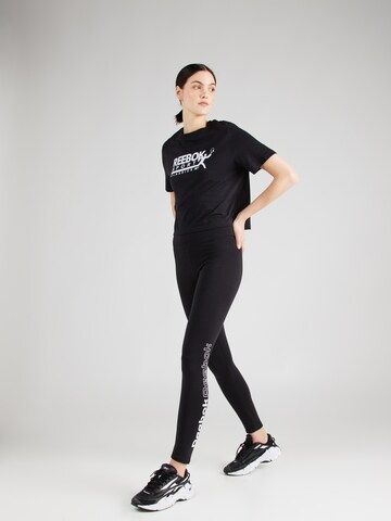 Reebok - Camisa funcionais em preto