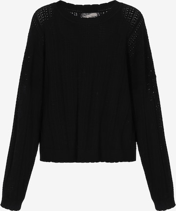 DreiMaster Vintage Pullover 'Vintage' in Schwarz: Vorderseite