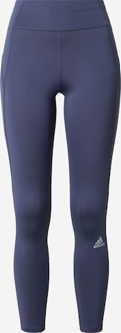 ADIDAS SPORTSWEAR Workout Pants in Blue: front