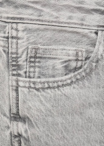 MANGO TEEN Wide leg Jeans 'Costuras' in Grey