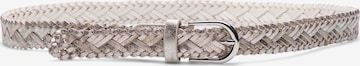 Zizzi Belt in Silver: front