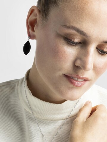 Luxenter Oorbellen 'Ayom' in Zwart