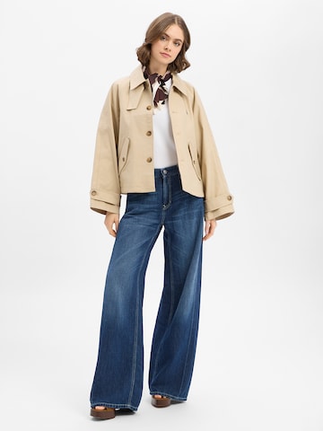 Wide Leg Jean Cambio en bleu