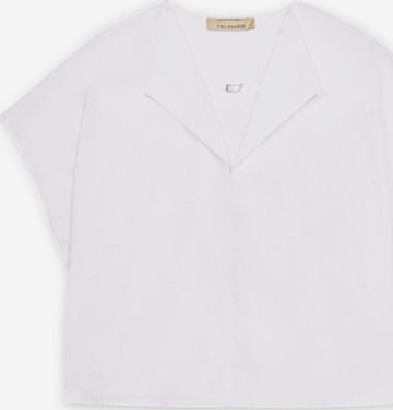 Trussardi Shirt in Wit: voorkant