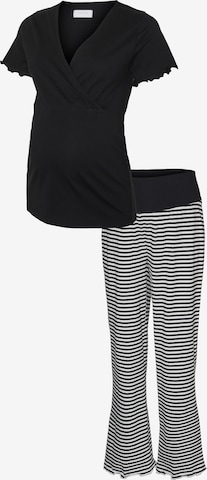 MAMALICIOUS Pyjama 'HOLLY TESS' värissä musta: edessä