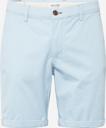 JACK & JONES Chino hlače 'Fury' | modra barva: sprednja stran