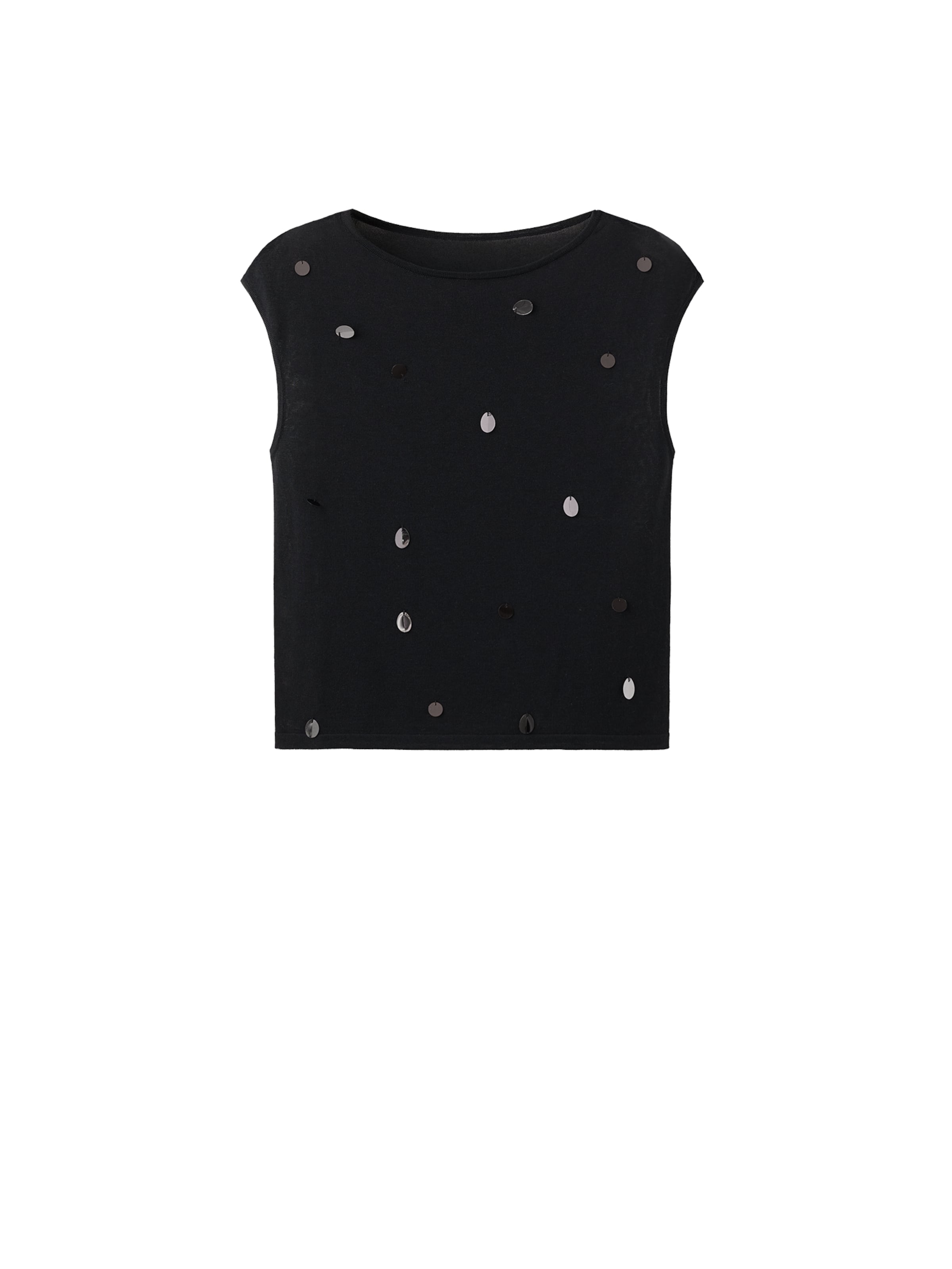 MANGO Top 'DARKY' in XS in schwarz, Produktansicht