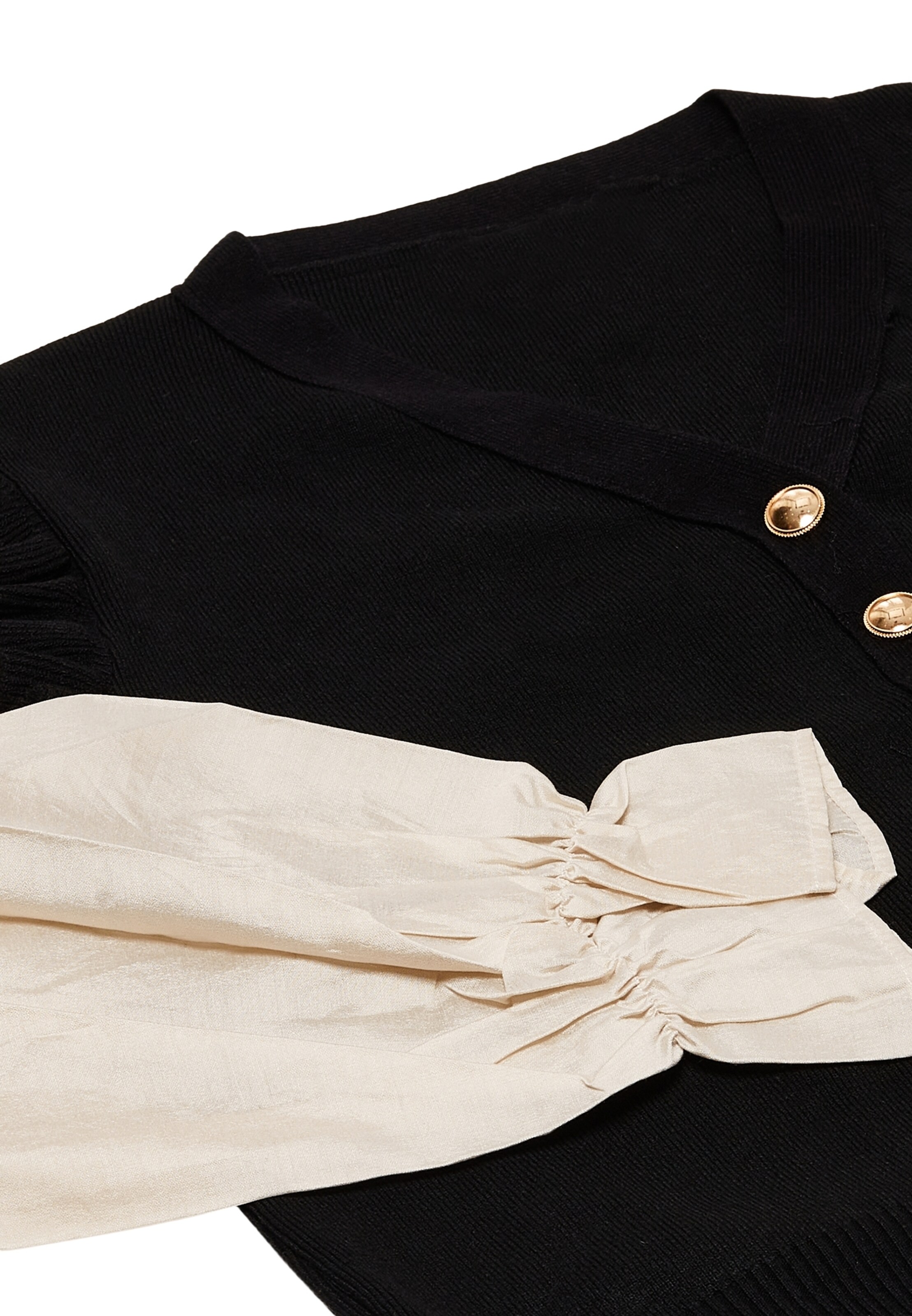 NAEMI - Casaco de malha em preto