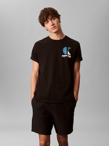 Regular Pantalon Calvin Klein Jeans en noir : devant