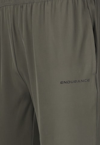 ENDURANCE Tapered Sports trousers 'Jeen' in Green