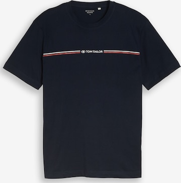 TOM TAILOR T-Shirt in Schwarz: Vorderseite