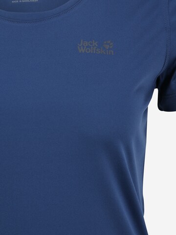 JACK WOLFSKIN Sportshirt in Blau