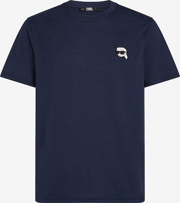 Karl Lagerfeld Shirt 'Ikonik' in Blue: front