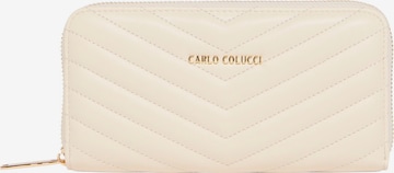 Porte-monnaies 'Eliseo' Carlo Colucci en blanc : devant