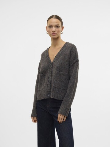 VERO MODA Strickjacke 'INGRID' in Grau