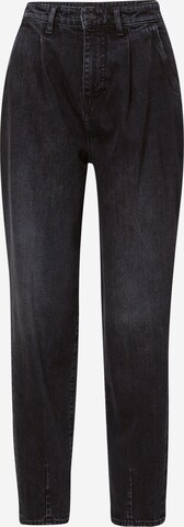 GUESS Loosefit Plisserte jeans 'ANDREA' i svart: forside