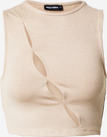 Tally Weijl Top in Beige: front