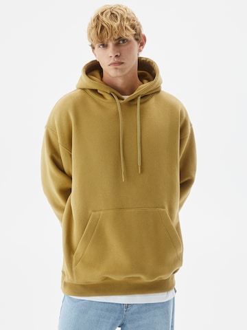 Pull&Bear Sweatshirt i gul: framsida