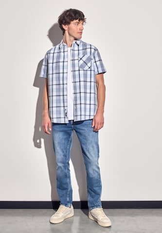 Street One MEN Regular Fit Hemd in Blau