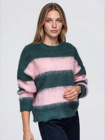 žalia Ombre Megztinis