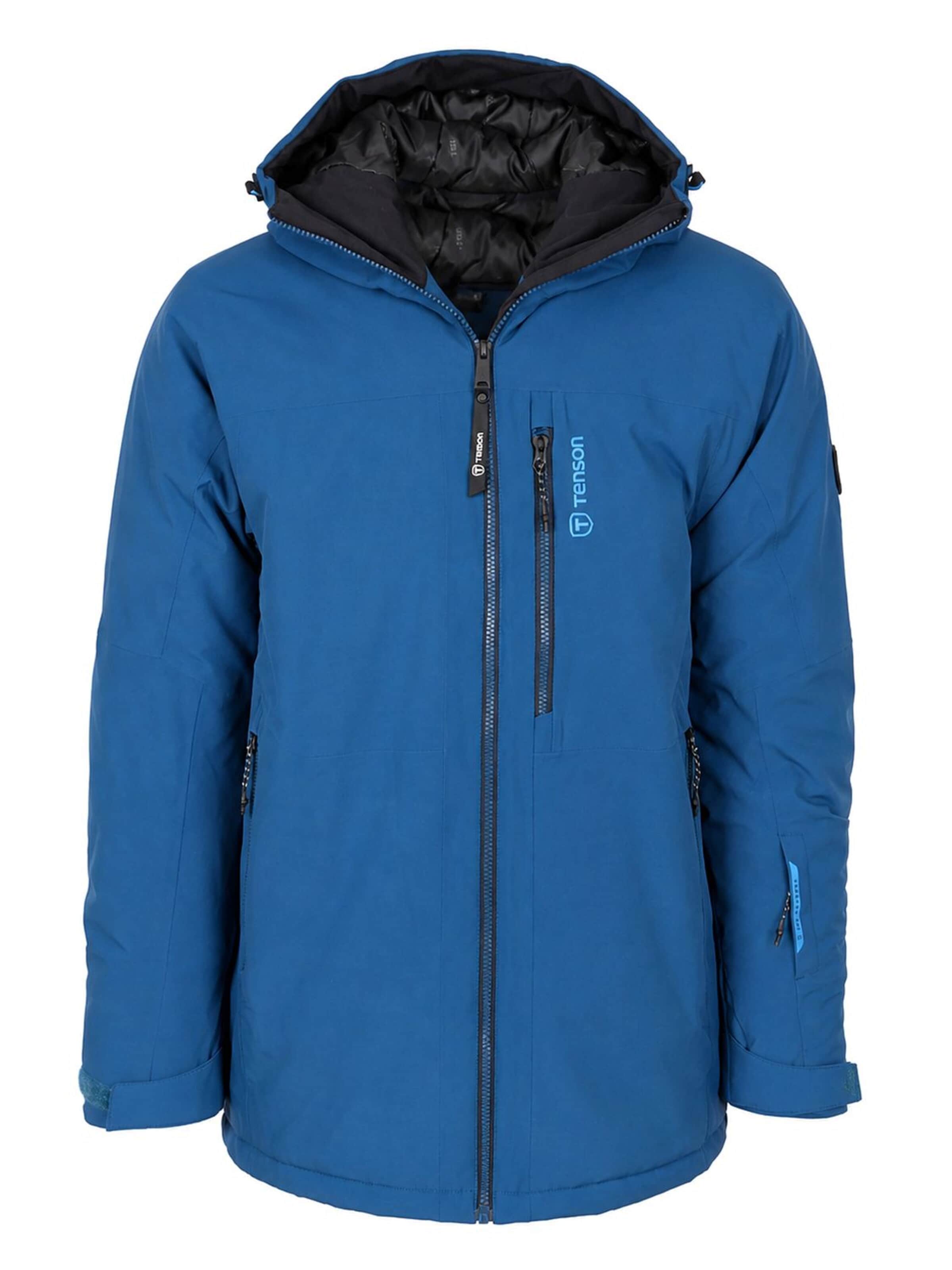 TENSON Winter Coat 'Core' in Blue: front