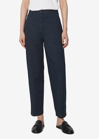 Marc O'Polo Tapered Chino Pants in Blue: front
