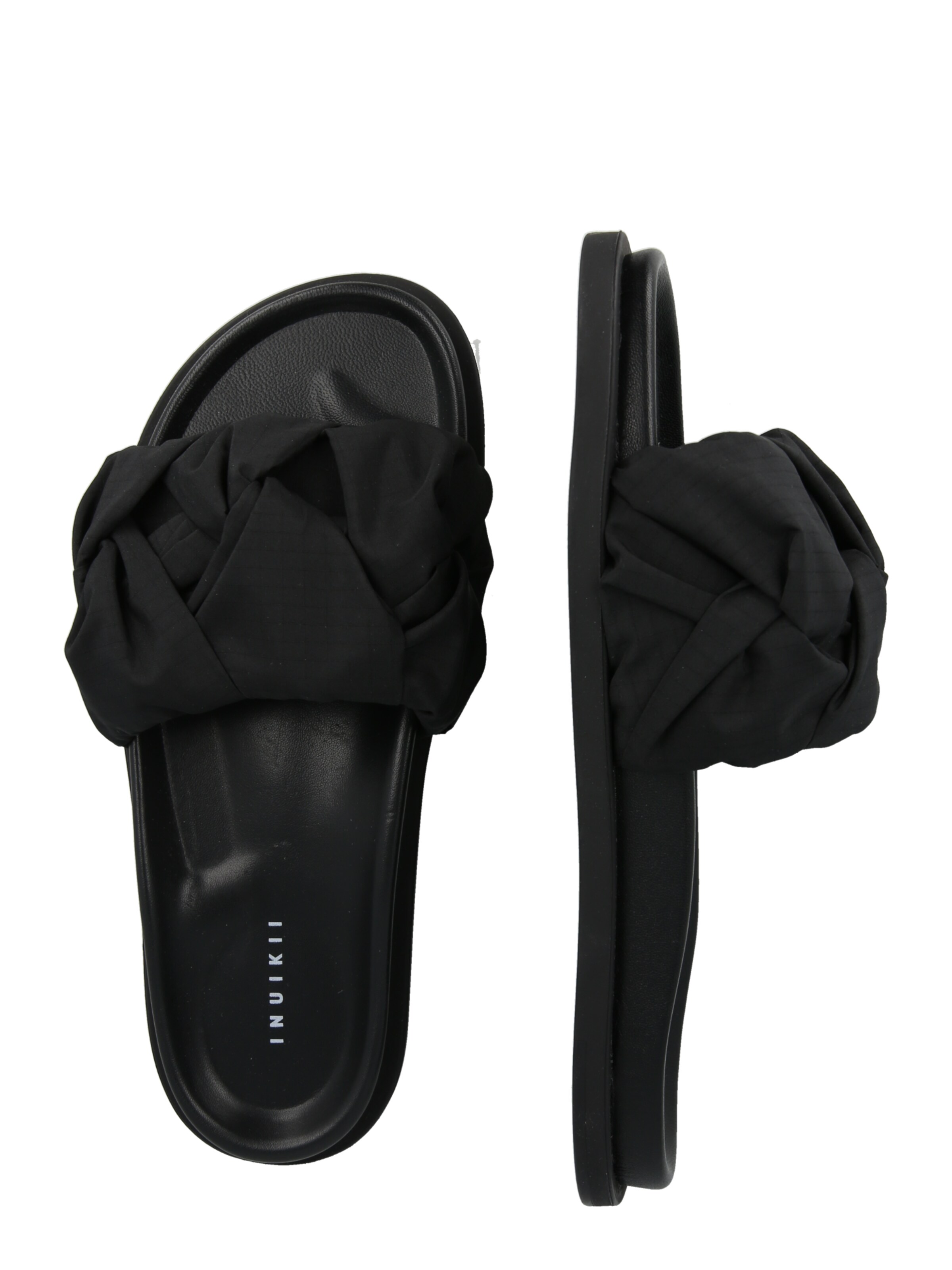 juoda INUIKII Šlepetės 'FJORD FLOWER'