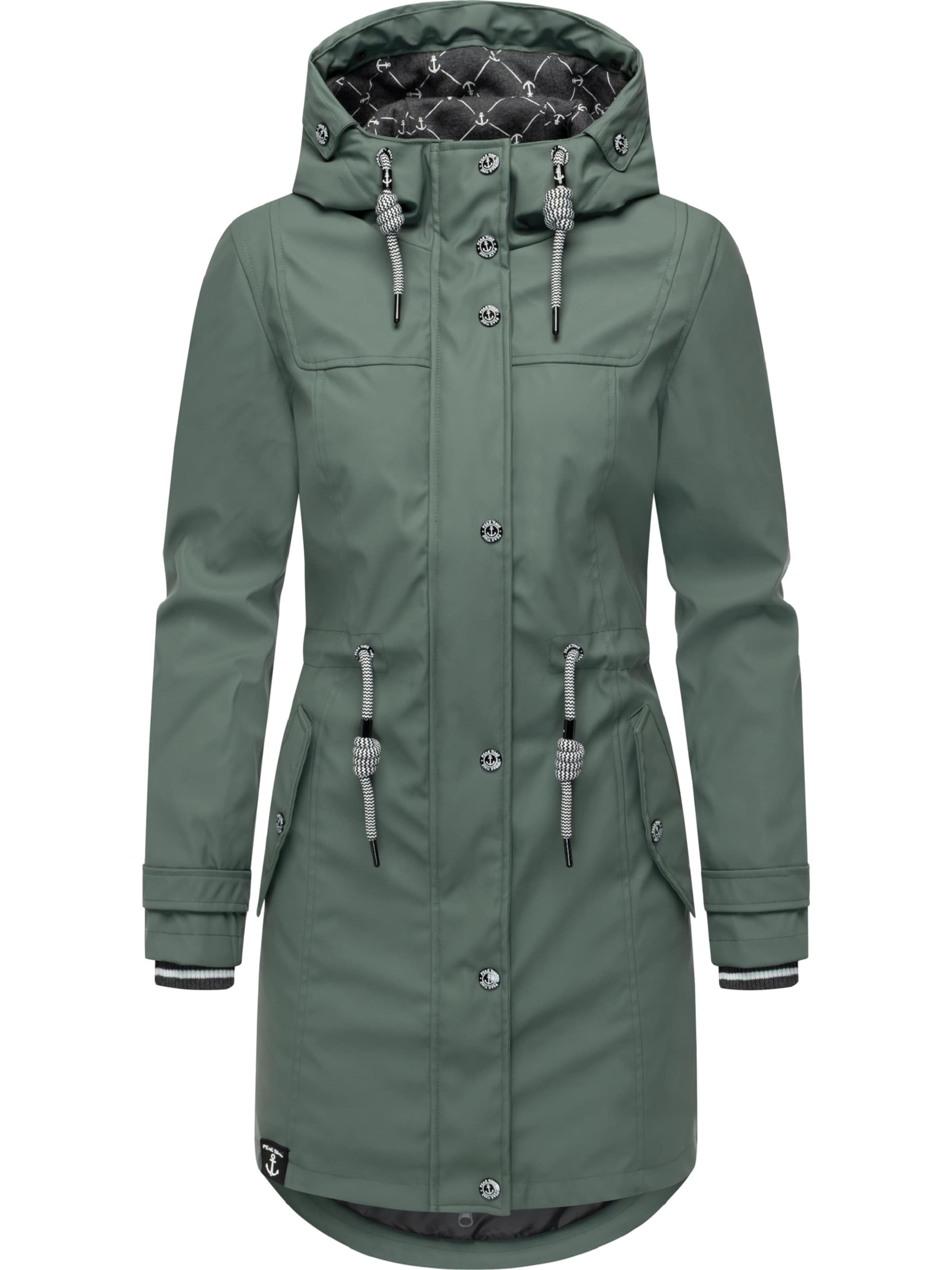 Peak Time Functionele mantel &#x27;L60042&#x27; in Groen: voorkant