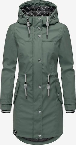 Manteau fonctionnel 'L60042' Peak Time en vert : devant