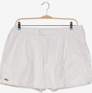 Lacoste Sport Shorts in 40 in White: front
