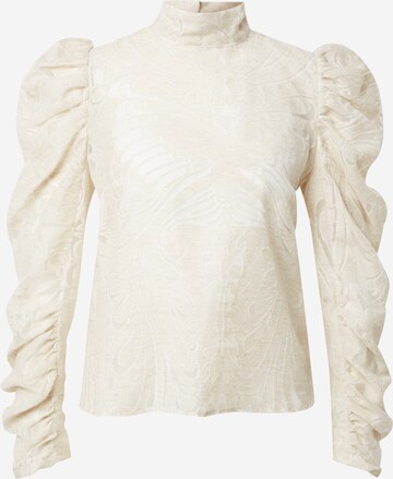 Sisley Bluse i beige: forside