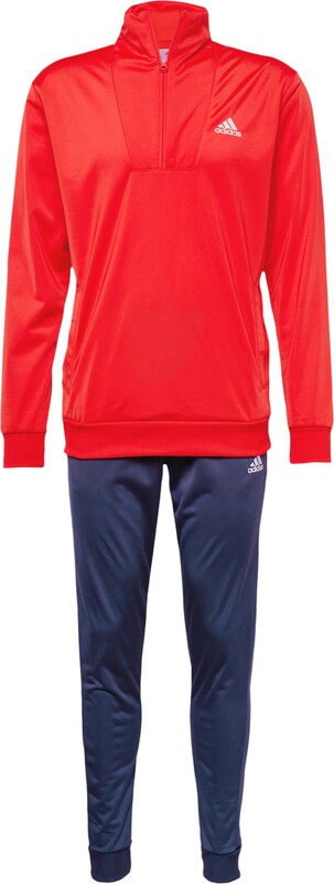 ADIDAS SPORTSWEAR Trainingsanzug in Navy Rot ADIDAS SPORTSWEAR Trainingsanzug in Navy Rot
