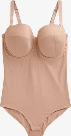 Body modellante di Next in beige: frontale