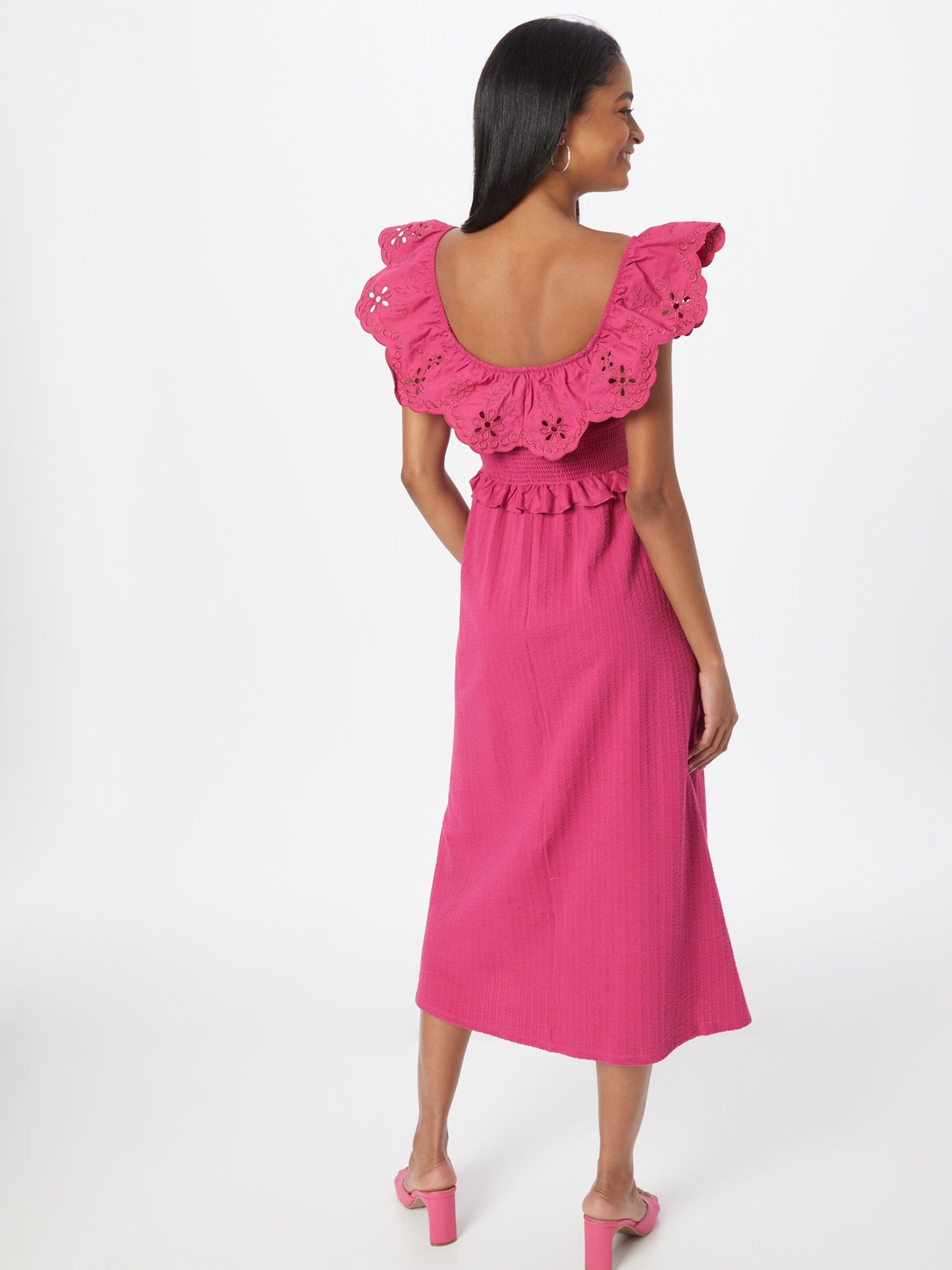 Frauen Große Größen River Island Kleid in Pink - YO29318
