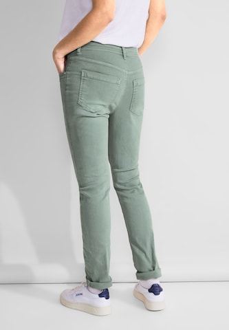 STREET ONE Slimfit Jeans in Grün