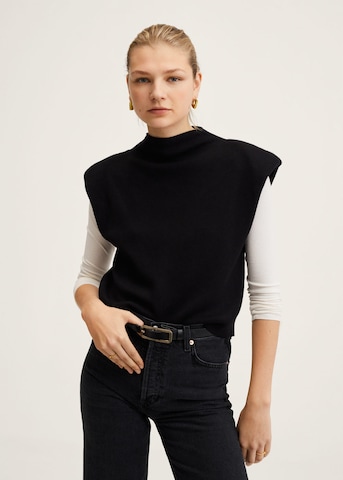 MANGO Wide leg Jeans 'Kaia' in Black