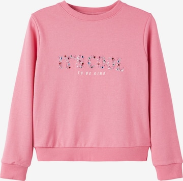 NAME IT Sweatshirt 'LEOKA' in Pink: front